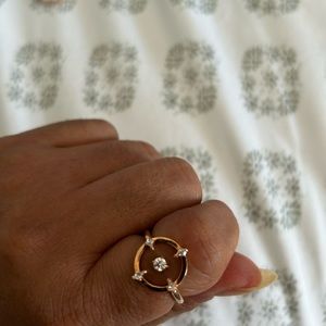 Ring glass SWAROVSKI rose gold